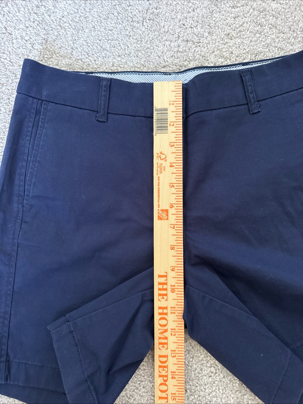 J Crew Tailored Womens Shorts Navy Blue Sz 6 Dressy Preppy Nautical - Picture 5 of 6